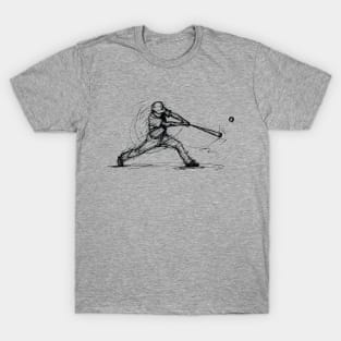 baseball player drawing T-Shirt
